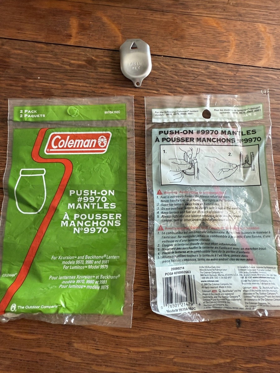 COLEMAN EXPONENT Xcursion Lantern IN BOX w/ 4 MANTLES 9970 12oz