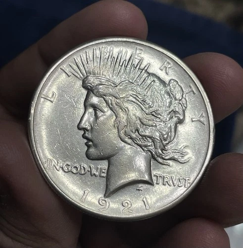 1921 High Relief Peace Dollar UNC BU DETAILS - Detail Coin - Key Date