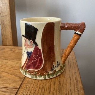 Vintage Crown Devon Fieldings John Peel Musical Tankard 11.5cm Tall Mancave/Bar