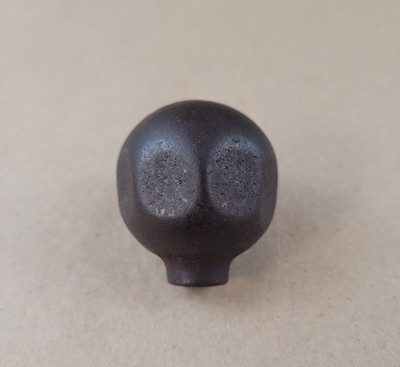 Vintage Gear Shift Knob Cast Iron Shifter Threaded Ball Rat Rod Hot Rod