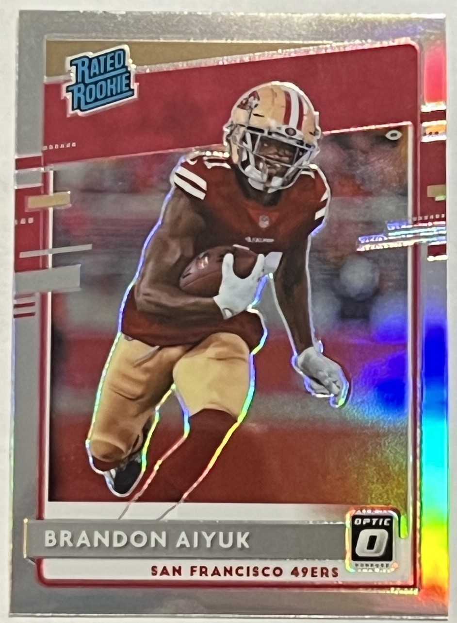 2020 Panini Donruss Optic - Rated Rookies Brandon Aiyuk #169 Holo Prizm (RC)