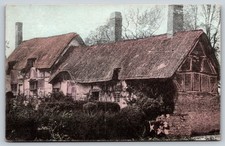 Ann Hathaway's Cottage Stratford England Vintage Postcard
