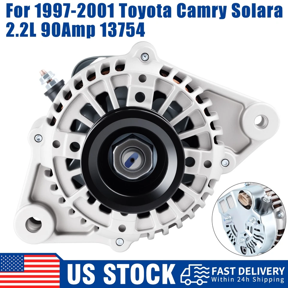 Heavy Duty 80A Auto Alternator 27060-03060 5-Groove For Toyota Solara 1999-2001 - Imagem 4 de 4