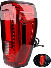 Rear Tail Lights Brake Lamps Chrome Fit For 07-13 GMC Sierra 1500 2500 3500HD 