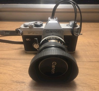 Canon FTb QL Film Camera with  Strap & FD 50mm Lens and Lens cap