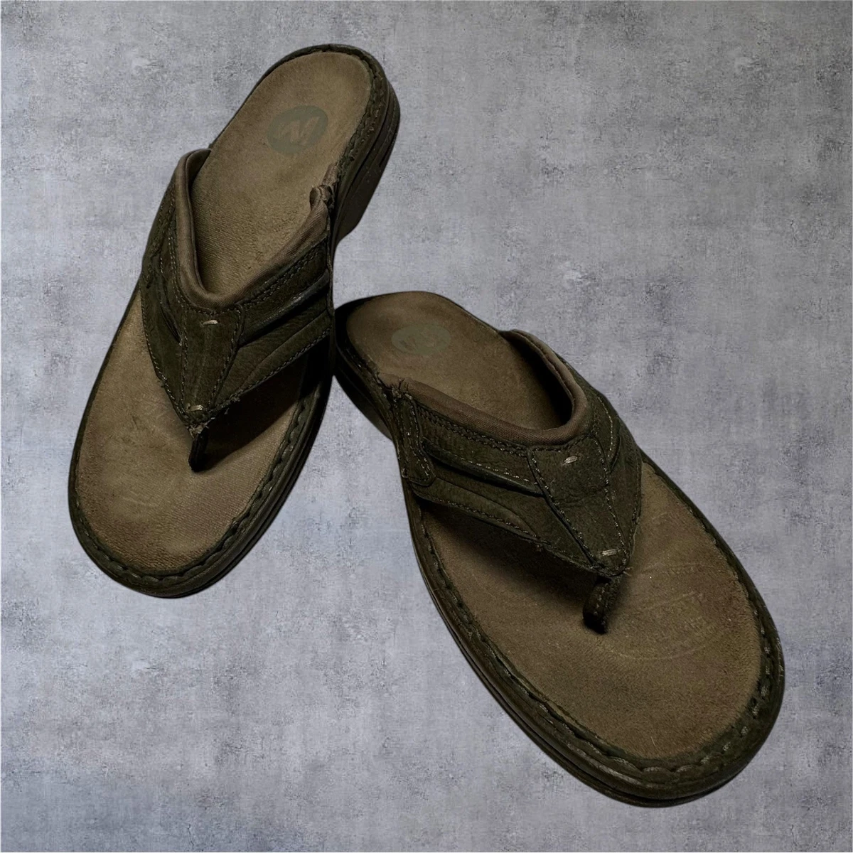 Merrell Traveler Tilt Sandals Mens 10 Expresso Brown Leather Comfort Hiking Merrell Fisherman Sandals Mens 10 Bliss Peat | Mercari main image 4