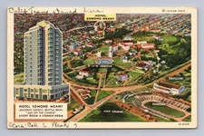 Washington SEATTLE Hotel Edmond Meany Campus 1940 to Redlands CA