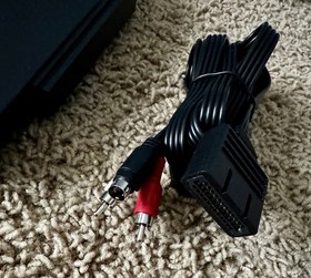 Atari Jaguar Console Controller, Cables And Cybermorph Cartridge