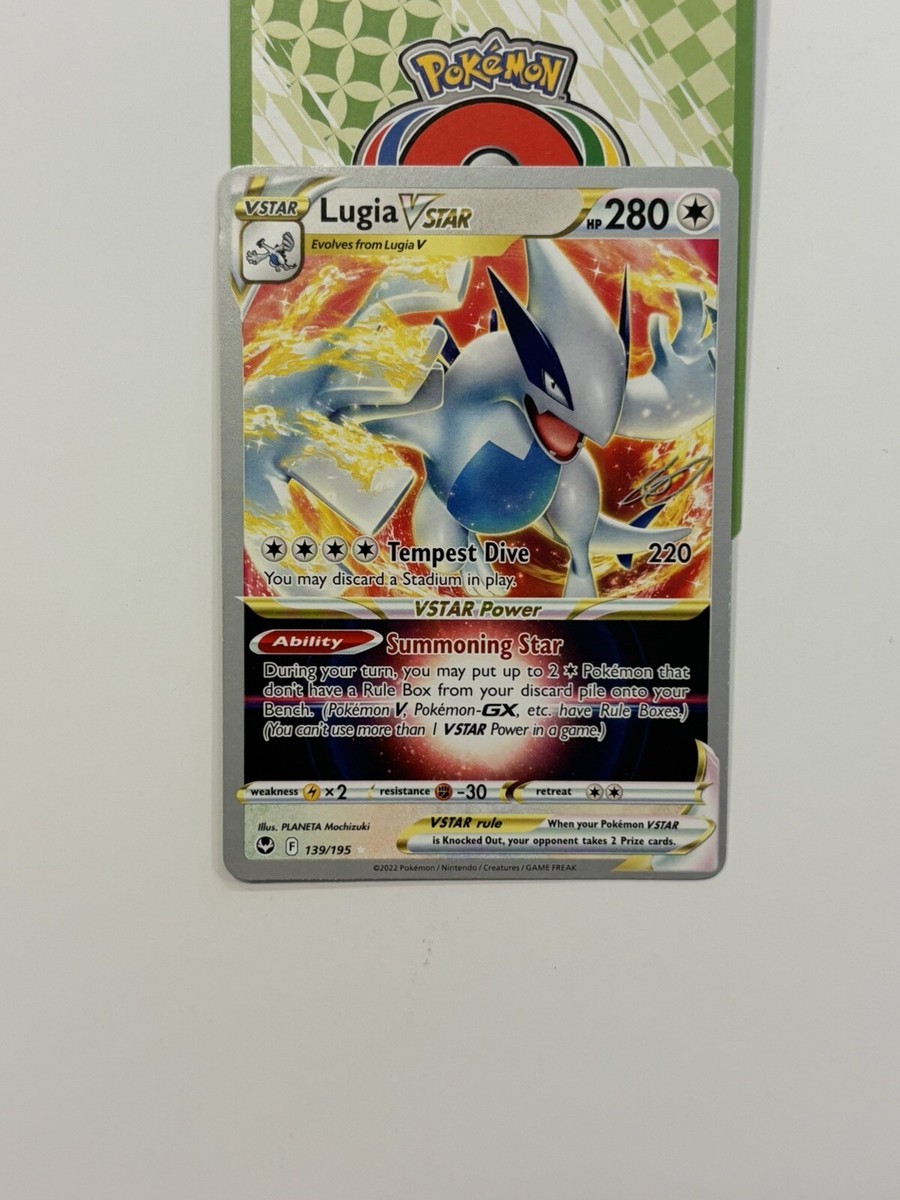 Lugia Vstar 139/195 2023 Pokemon World Championships Variant Silver Tempest  NM D