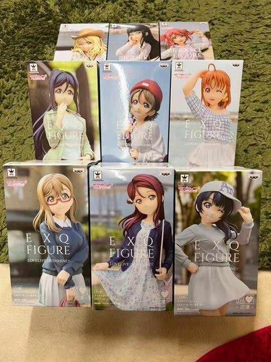 Love Live Sunshine EXQ Figure 9 types set Complete Plain clothes