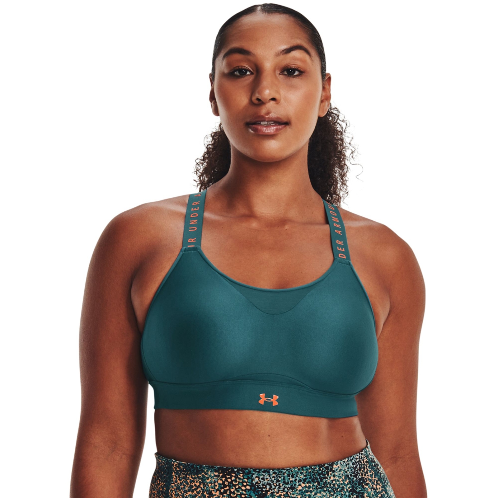 Бюстгальтер Under Armour Ua Infinity High Bra - 716 бирюзовый с турмалином Гр S 12690₽