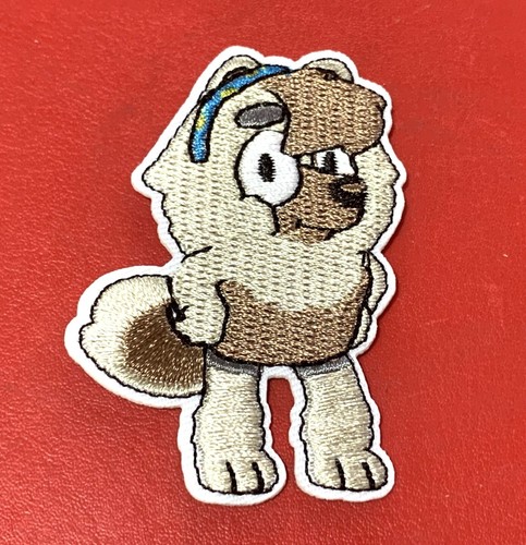 BLUEY CHARACTER IRON ON PATCHES, BANDIT, STRIPE, JUDO, BINGO. SIX VARIATIONS. - Picture 7 of 13