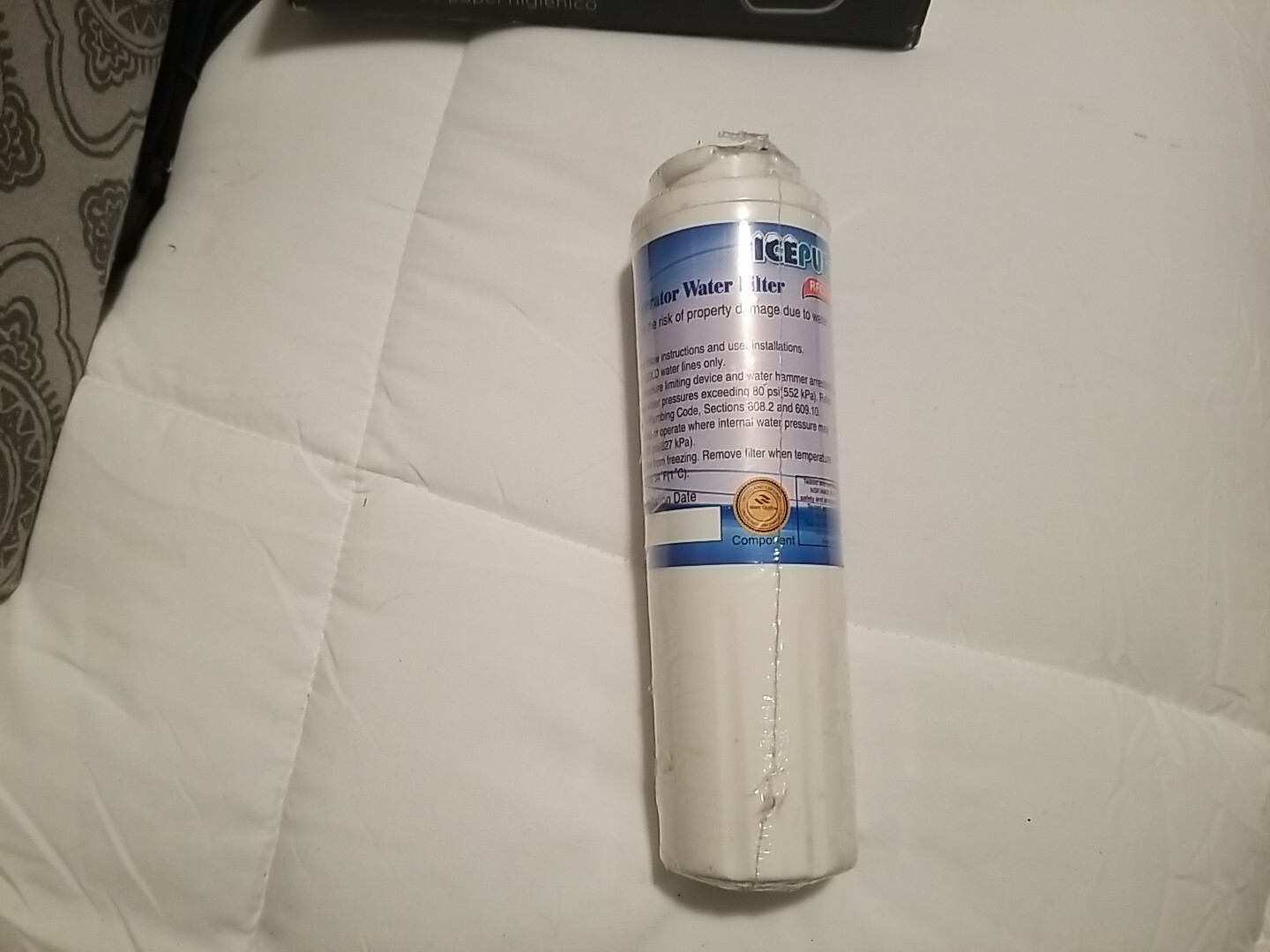 Pack De 3 Filtres à Eau ICEPURE RWF0900A - Compatibles Maytag UKF8001 - Charbon De Noix De Coco - Certification NSF - 6 Mois/300 Gallons