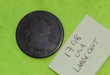 1798 1 Large CENT -{ USA American }- Combine postage