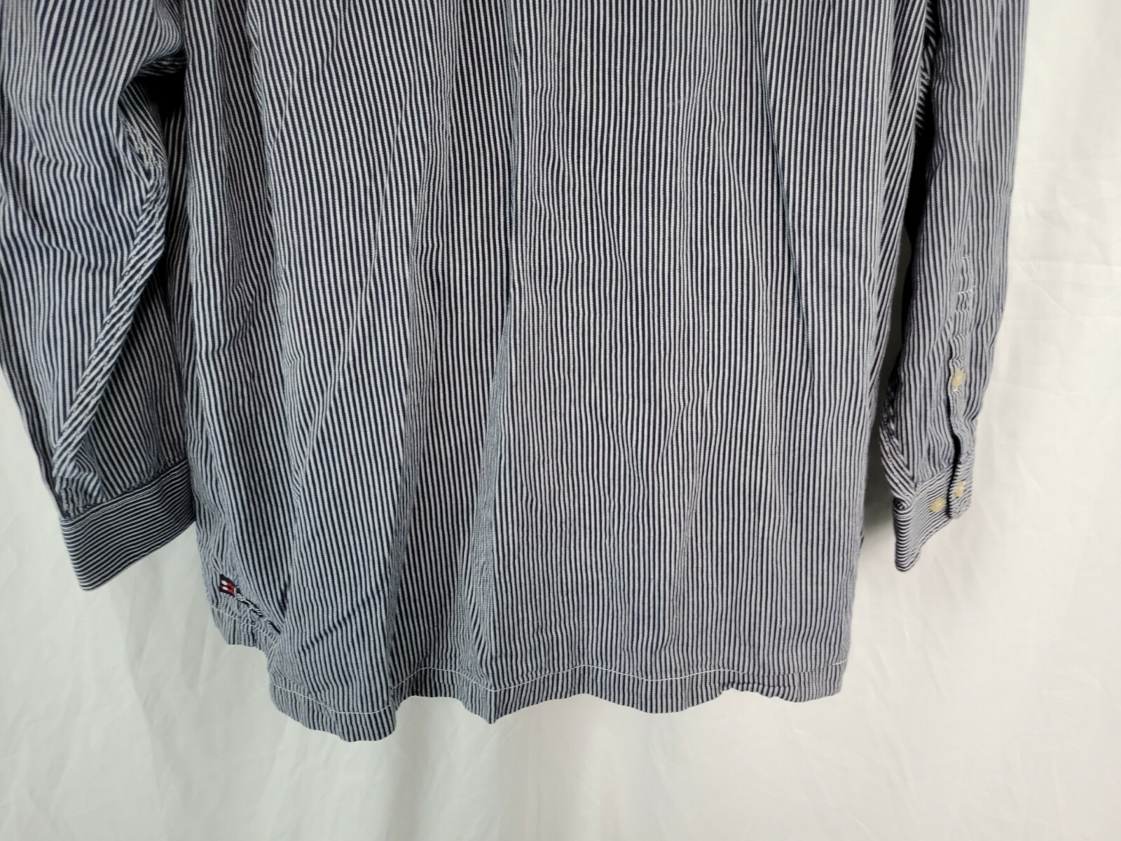 Bugle Boy Long Sleeve Button Down Engineer Stripe… - image 11