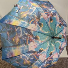 Vintage Large Umbrella Sagittarius Constellation Centaur Bow And Arrow