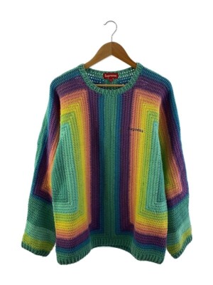 Supreme Hand Crocheted Sweater Multicolor Size XL SS22 | eBay