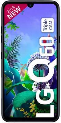 LG Q60 64GB Single-SIM New Aurora Black ohne Simlock Hervorragend - Refurbished
