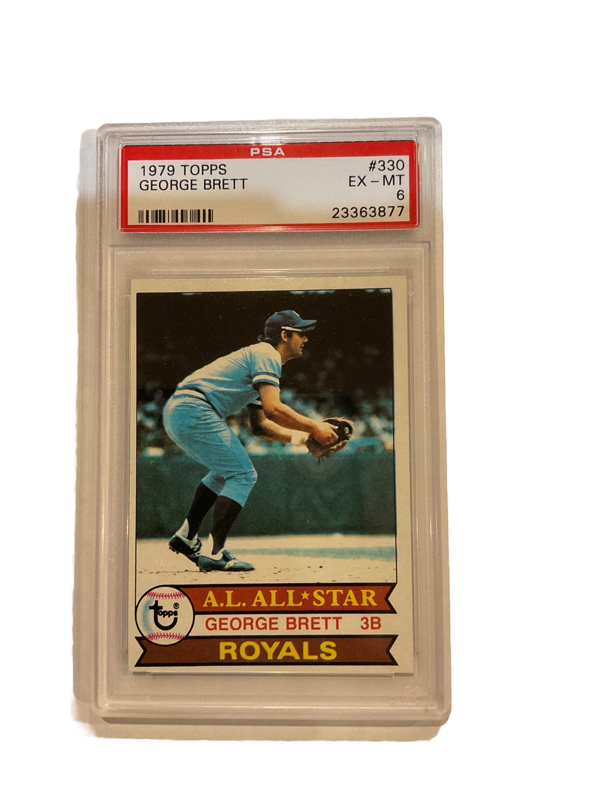 1979 Topps George Brett #330 PSA 6 EX-MT Kansas City Royals HOF
