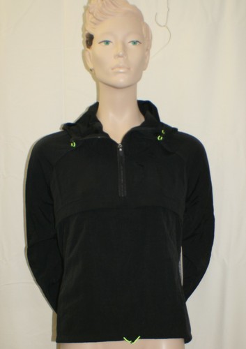 Lululemon Seek Vistas 1/2 Zip Jacket Black Sz M/L Zip Hood Pockets Relaxed ~ NEW - Picture 3 of 11
