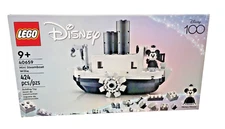 LEGO Mini Steamboat Willie 40659 Disney 100th Anniversary Limited Edition NEW