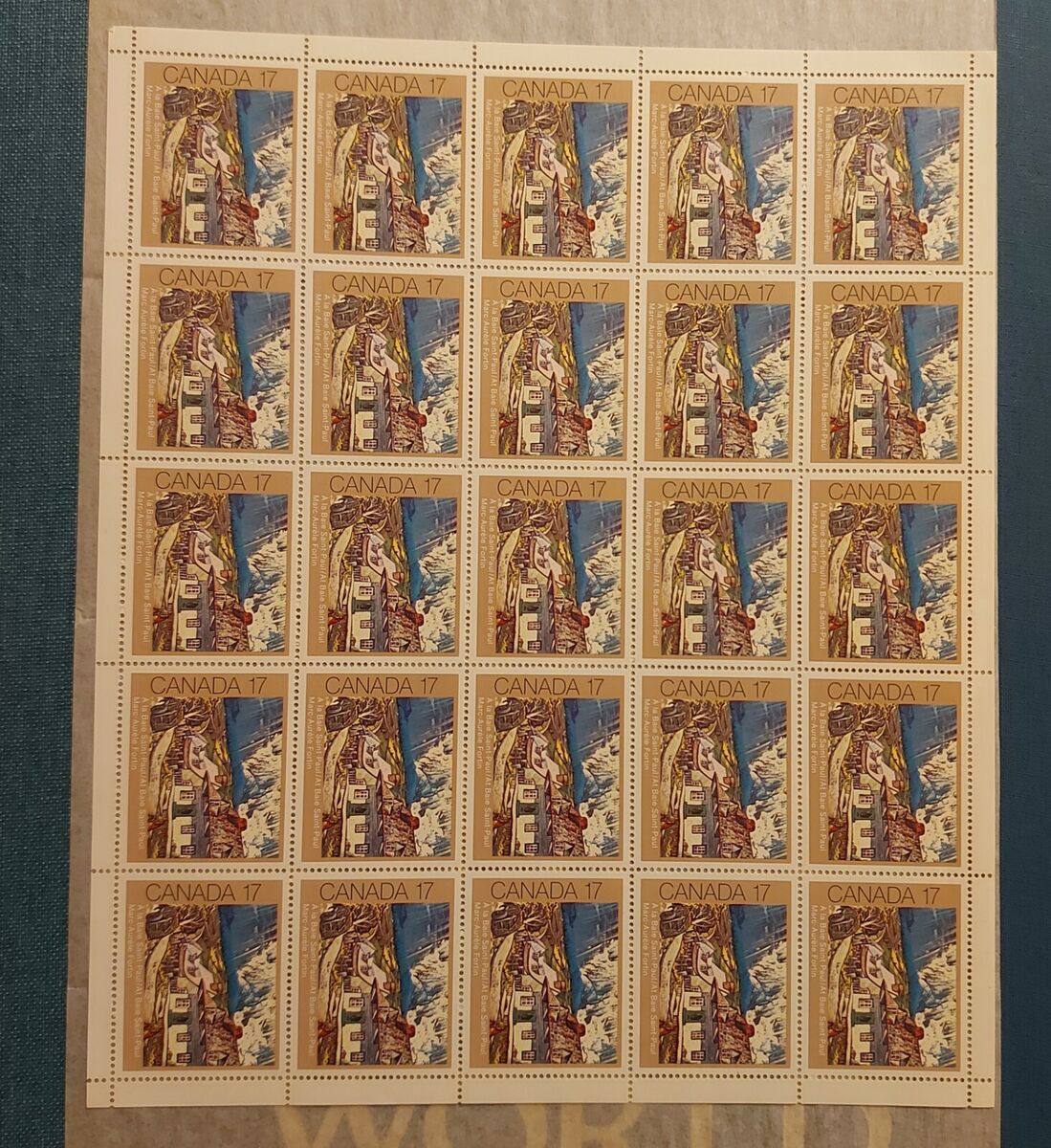 Canada Set Of 3 Artist Stamps (#887i,#888i,#889i) 1981 Dull Canada Set Of 3 Artist Stamps (#887i,#888i,#889i) 1981 Dull