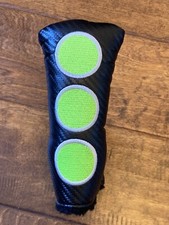 Scotty Cameron 2008 CUSTOM SHOP SELECT SUBLIME LIME Putter Cover Black Carbon