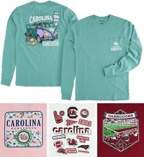 Champion Women's South Carolina Gamecocks T-Shirt, Long Sleeve Football NCAA Top