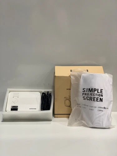 B-204 Projector Bigasuo 1080P Projector 5G WiFi Bluetooth - With Screen!!