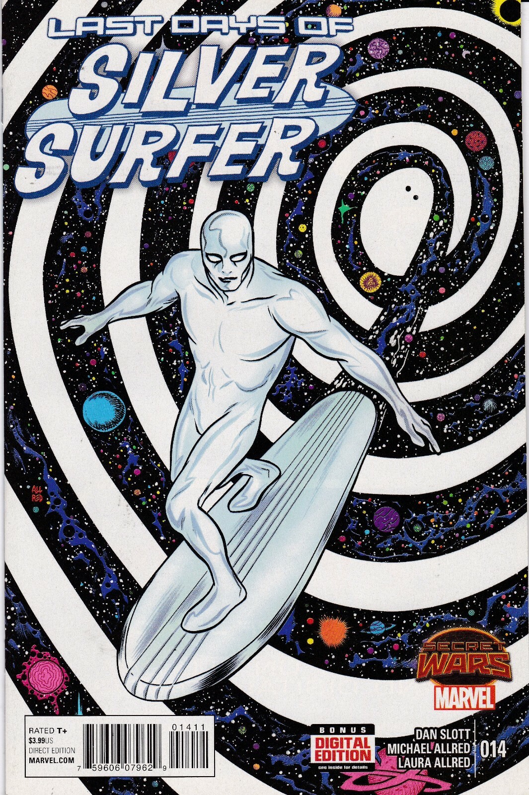 SILVER SURFER (2014) #14 - Last Days Of Silver Surfer/Secret Wars - Back Issue