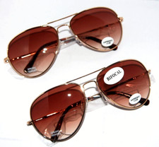 2 pair Mens Aviator Bifocal Tint Reading Glasses Spring temple frames power 3.0