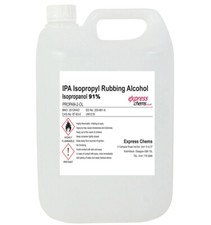 5 Litre (5L) Isopropyl Rubbing Alcohol 91% IPA Antiseptic Disinfectant Cleaner