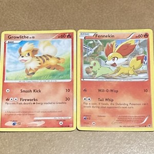 Supreme Victors Pokemon Cards, Growlithe 108/147 - Fennekin 10/124