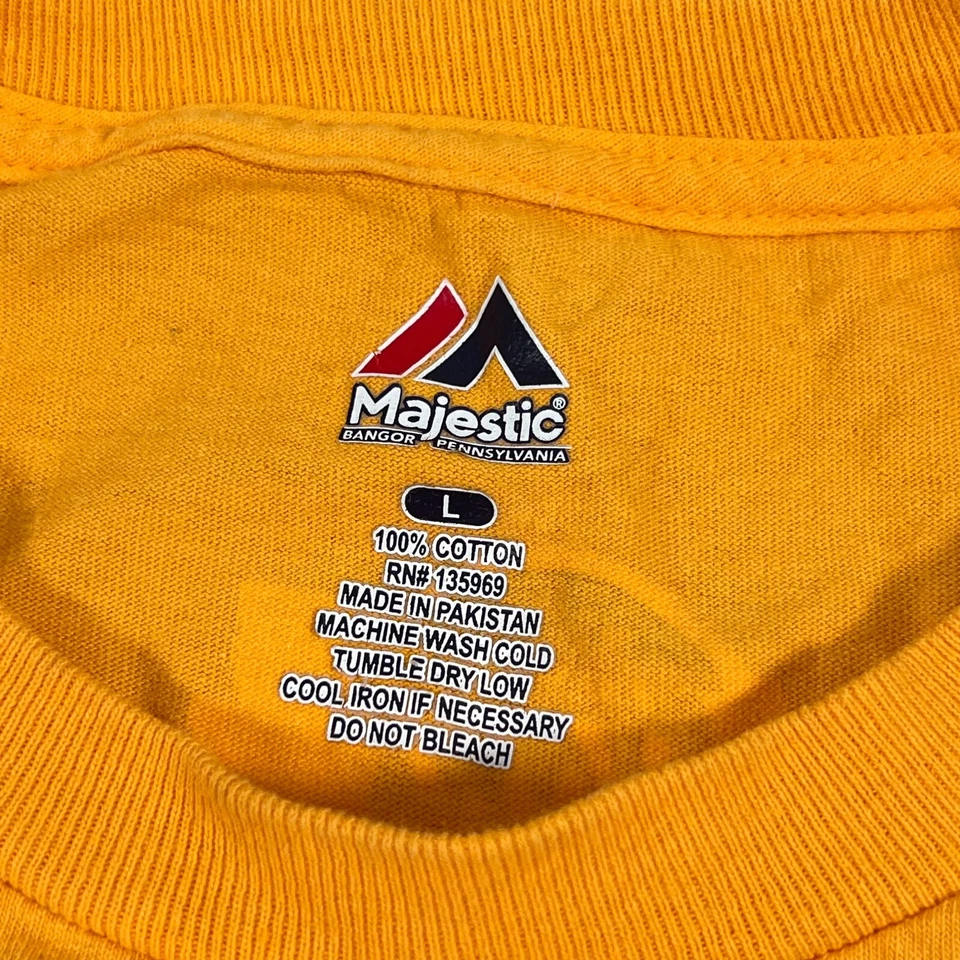 洛杉矶湖人队衬衫儿童大码黄色科比布莱恩特 24 图形棉 — 第 4/4 张图片