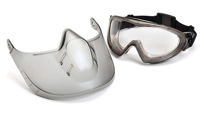 CAPSTONE SHIELD - Clear H2X Anti-Fog Lens with Face Shield