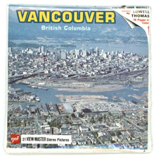 Factory Sealed VTG View-Master Reels Vancouver BC Canada A012 Lowell Thomas