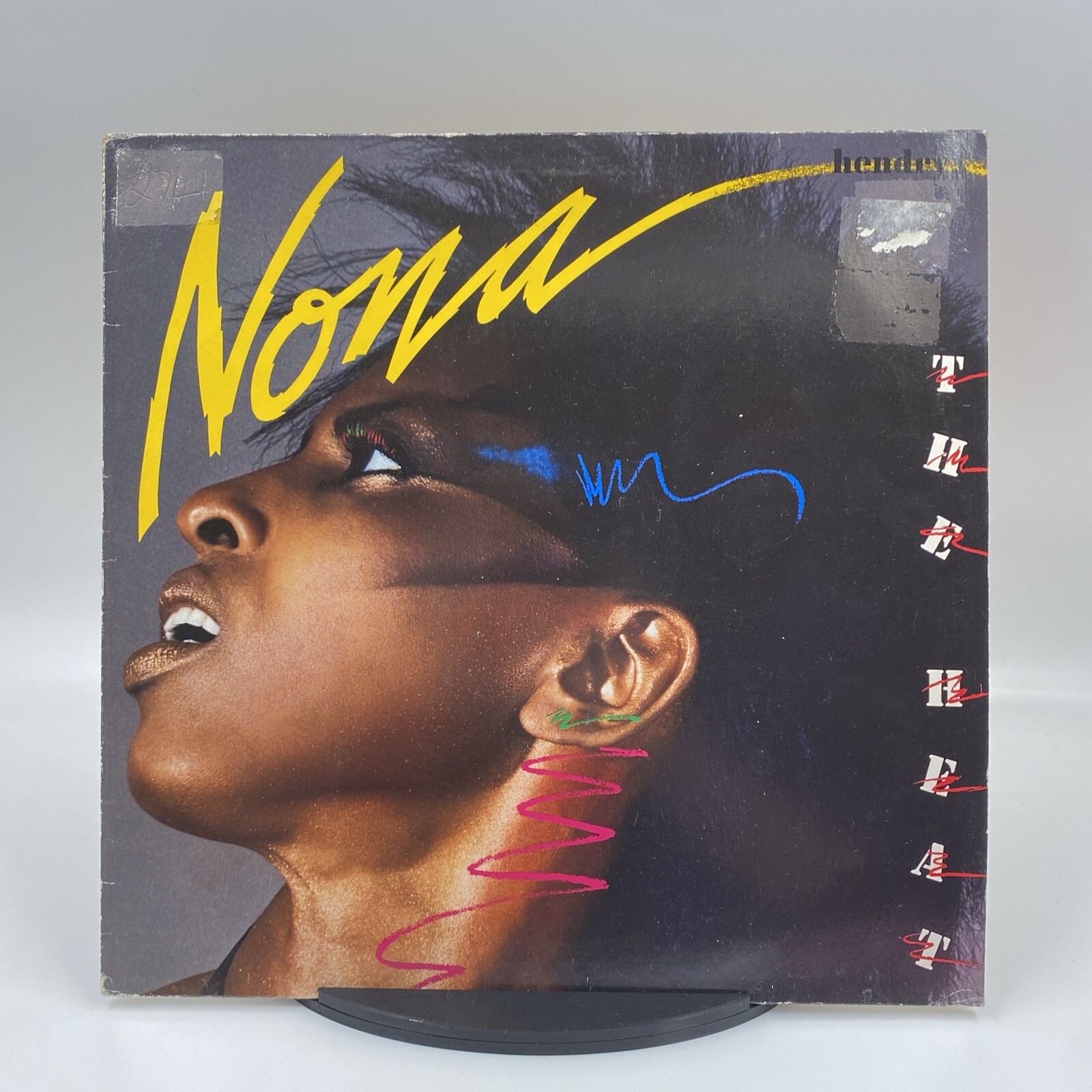 NONA HENDRYX THE HEAT PL85465 1985 RCA Promo copy  VINYL LP RECORD EX / VG A1/B1
