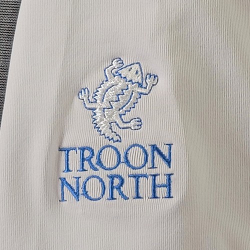 Peter Millar Poloshirt Crown Crafted Herren Größe L Large blau weiß Troon North - Bild 4 von 8