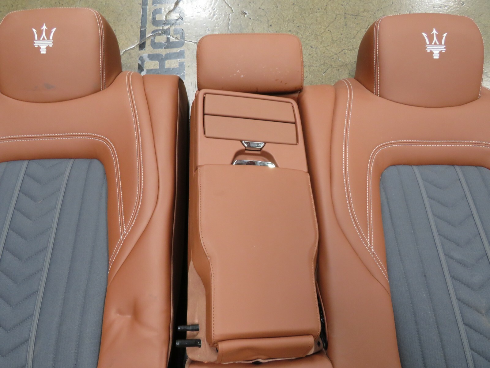 Maserati Quattroporte, Complete Rear Seat, Black/Brown, Used