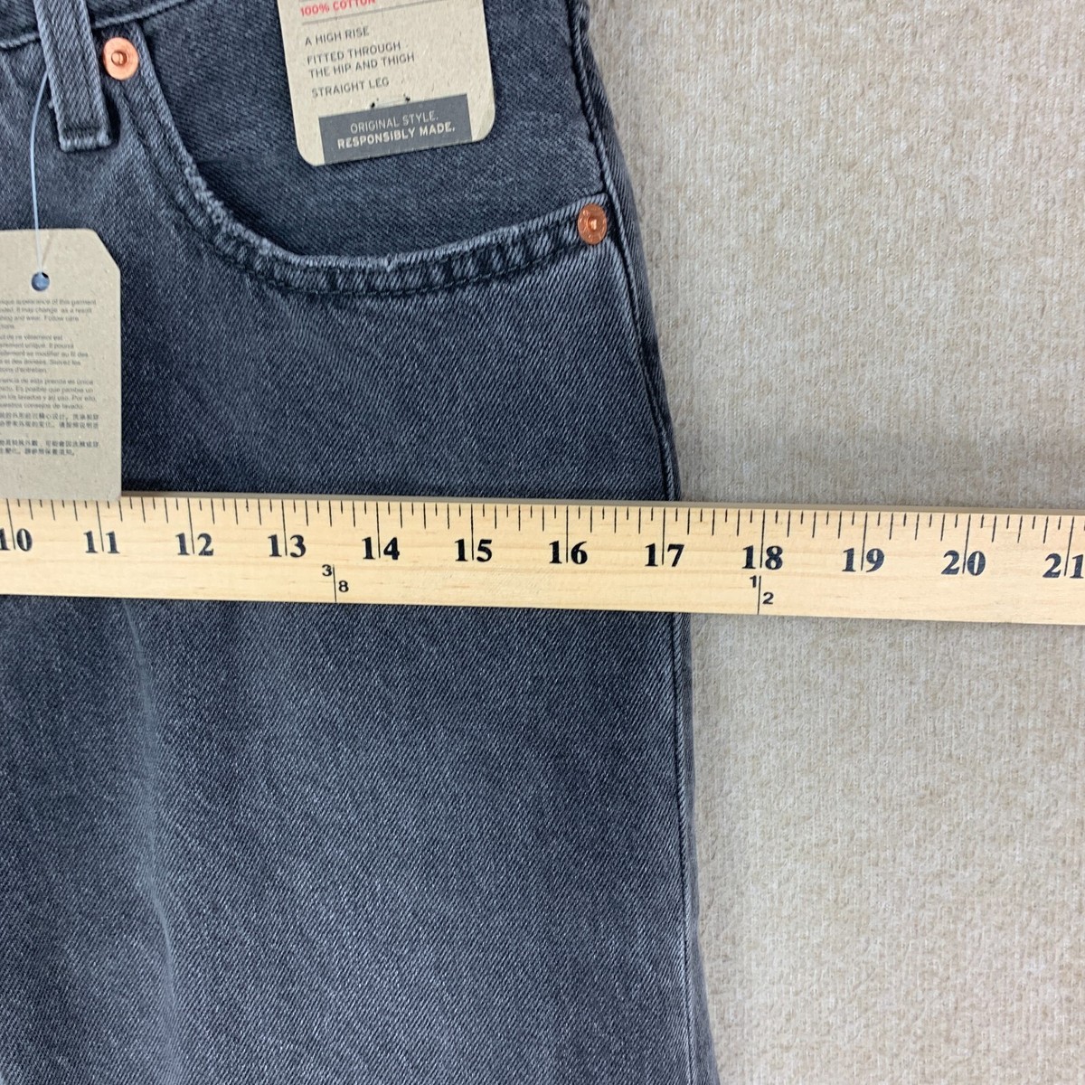 L-501xxページ 🚨NEW! Levis 501xx 27x26 Womens Gray Black Straight Straight