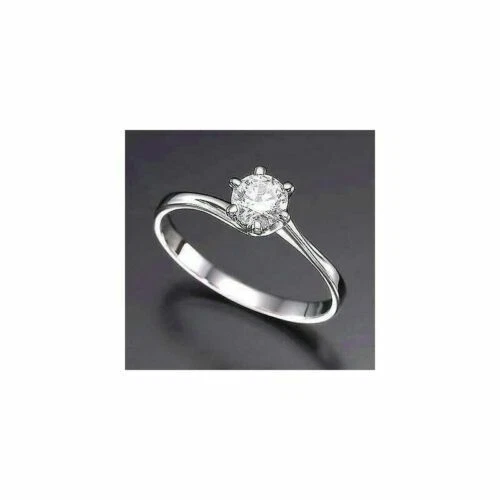 Bagues avec diamant solitaire