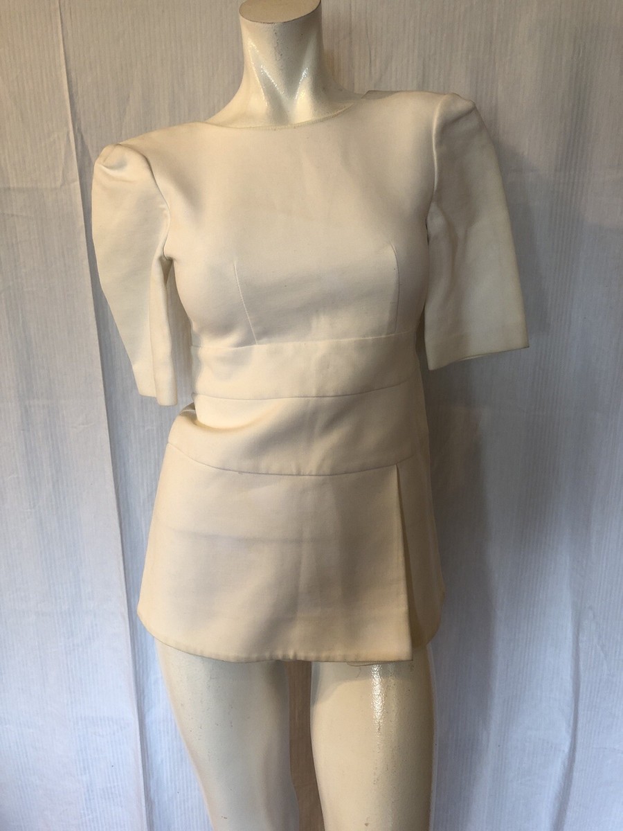 Marni “Comessa “ Tunic Top Cotton White Size IT 36, USA 0 | eBay