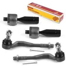 Inner & Outer Tie Rod End Kit for 1995-2004 Toyota Tacoma 4WD 98-04 RWD 4 PCS