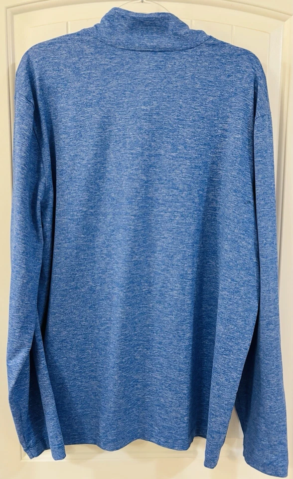 GAP Athletic Lote de 2 Jerséis Para Hombre XL 1/4 Cremallera Gris/Azul ¡COMO NUEVOS! Foto 3 de 4