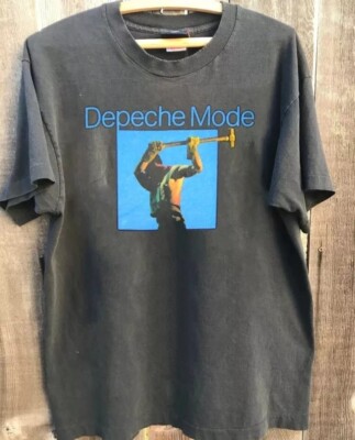 Depeche Mode Shirt, Depeche Mode Band Retro Charcoal Unisex T-shirt S-5XL