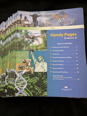 Step Up To Writing 4th Edition Handy Pages Grades 6-8 Brand New Sets of 10