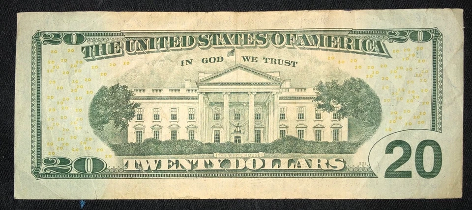 Rare Twenty Dollar Bill Star Note 2009 Atlanta - $20 United States Serial Number - Image 2 of 2