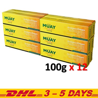 Original Namman Muay Thai Boxing Analgesic Cream, Pre And Post Exercise Application, Relieves Muscles Muscular Aches And Pain, 100G (8858467000086)