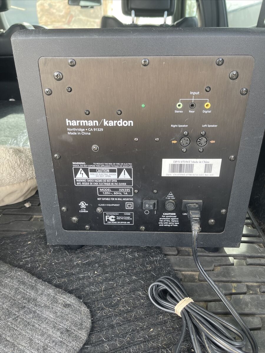 Harman Kardon HK595 H/K595 Active Powered Subwoofer Only | eBay Harman Kardon HK595 H/K595 Active Powered Subwoofer Only | eBay