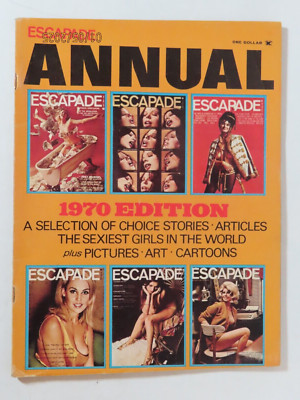 1969 Escapade Annual magazine men's interest w/ centerfold nice condition